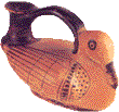 Perfumes pot in the shape of a duck