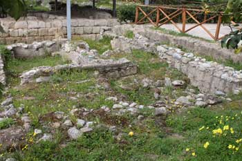 Santuario di Zeus Saettante - Strutture di Epoca Romana