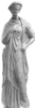 Statuetta femminile in terracotta